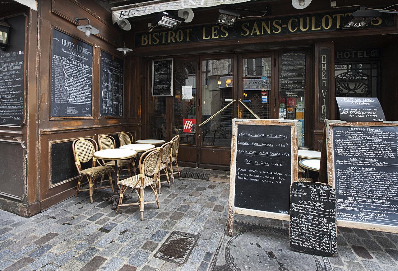 Hotel Bistrot Les Sans Culottes Paris Exterior foto