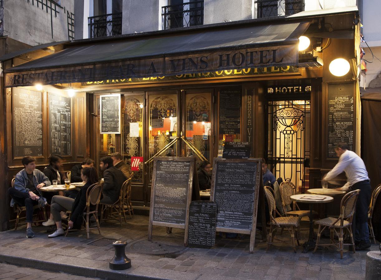 Hotel Bistrot Les Sans Culottes Paris Exterior foto